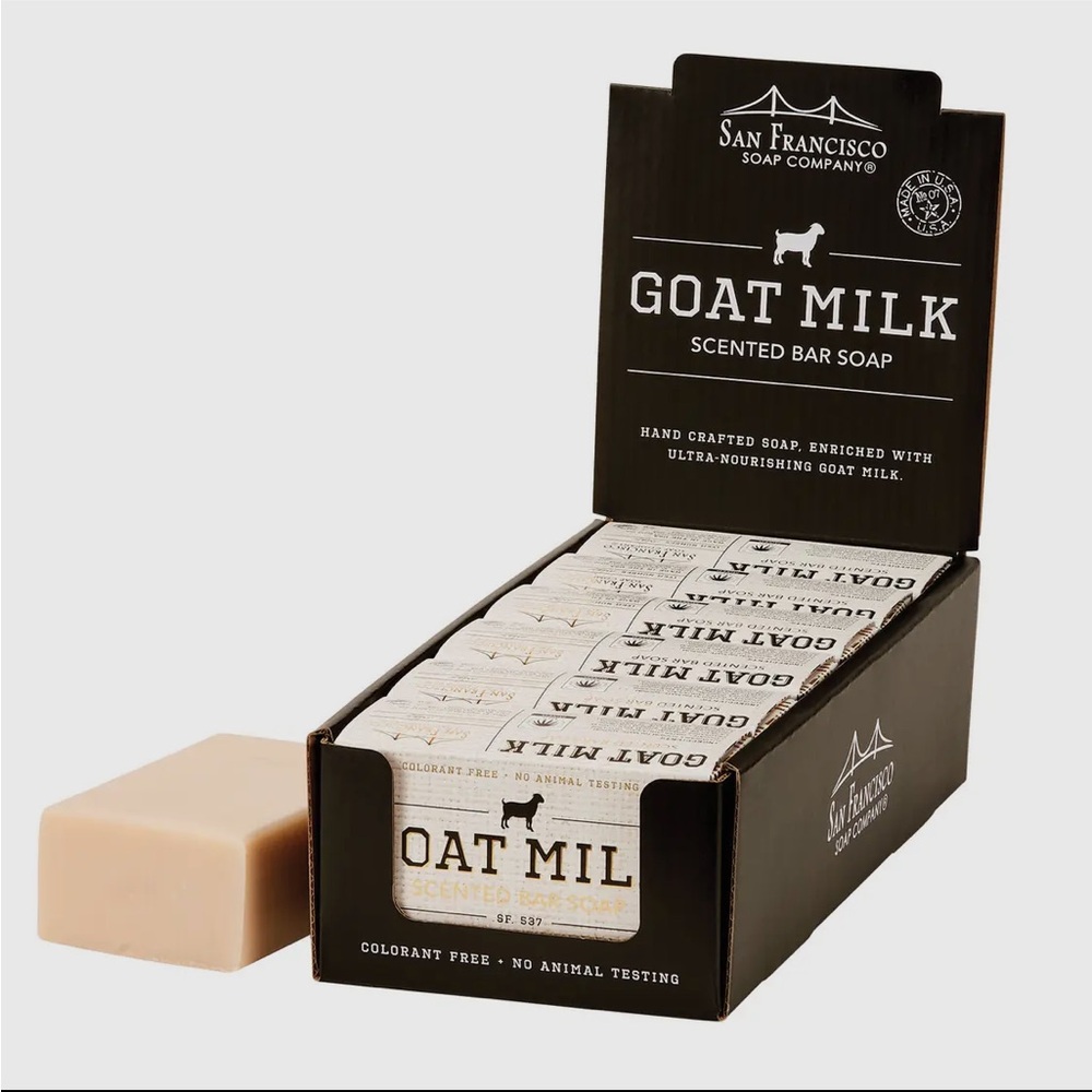 New San Francisco Soap company Goat Milk Scented Bar Soap